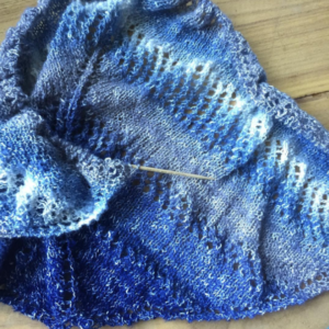 Reyna Shawl hand knit by Kaybeth of Ravelry